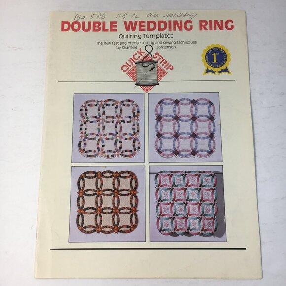 Double Wedding Ring Quilting Templates By Shar Jorgenson - Picture 1 of 6